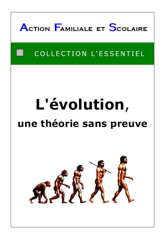 L'évolution, une théorie sans preuve