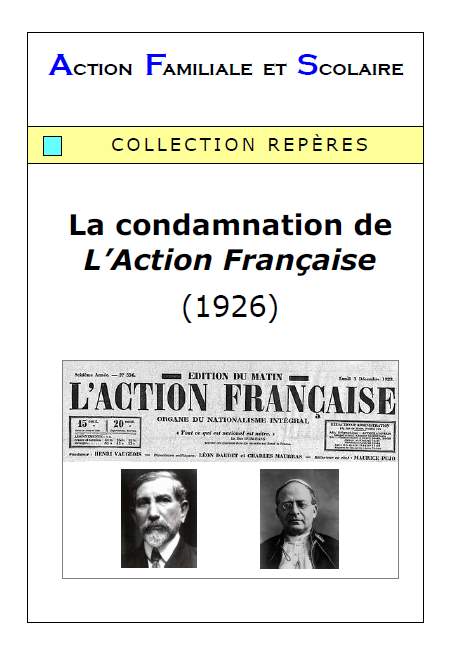 La condamnation de l\'Action française 